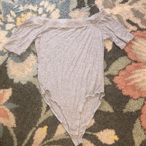Off shoulder body suit